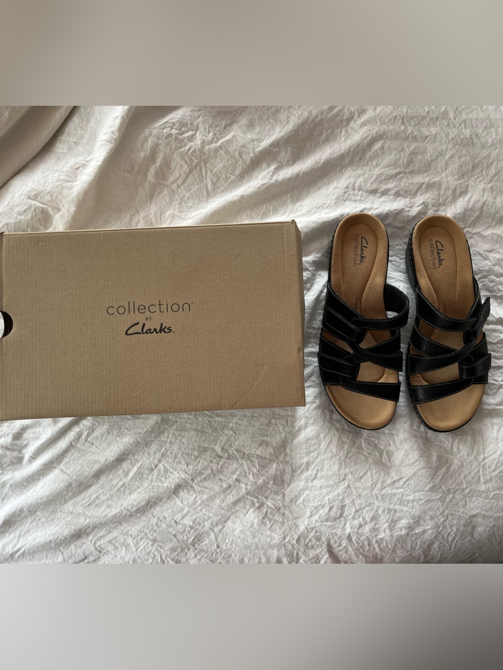 Clarks Women's Merliah Karli Slip-on Strappy Sandals